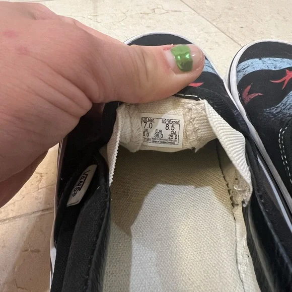 Limited Edition Vans Off the Wall slip-ons Chicago Flag - Picture 7 of 8